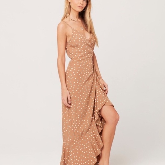 L*space Beachcomber Wendy Polka Dot Wrap Dress, size small - Picture 1 of 6